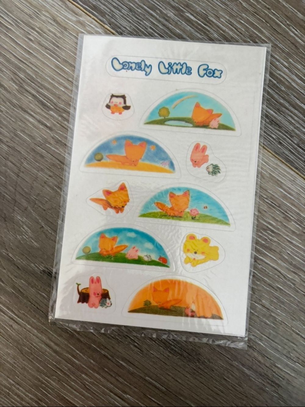 Korean Sticker sheet circa y2k